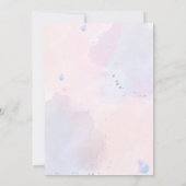 Chique Schattige Zeemeermin Verjaardag Kaart (Achterkant)