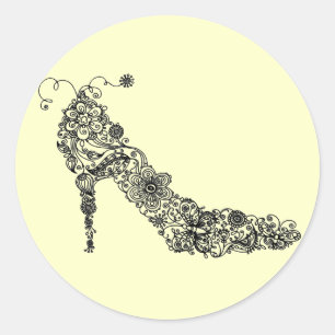 Chique schoen (kleuropties) ~ Stickers