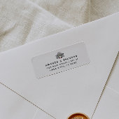 Chique Schuur Bruiloft Retouradres Label