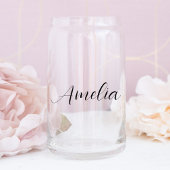 Chique Script Bachelorette bruiloft Blikvorm Glas