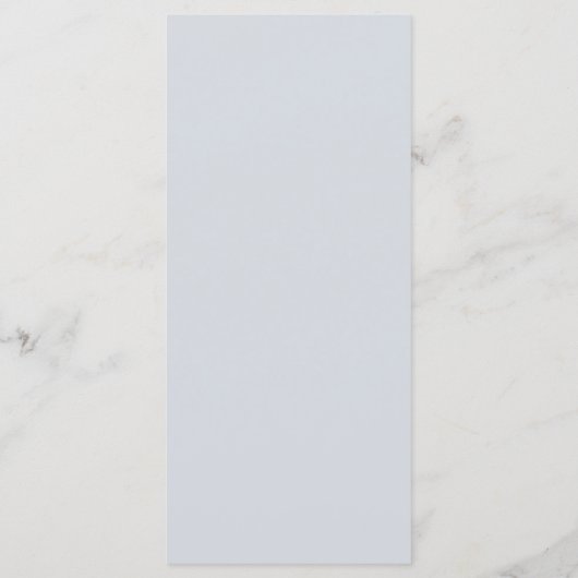 Chique Script Eucalyptus Foliage Pastel Blauw Brui Menu (Achterkant)