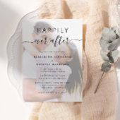 Chique Script Foto Overlay Bruiloft Kaart