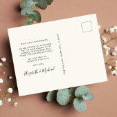 Chique Script Foto Overlay Cream Verloving Aankondigingskaart