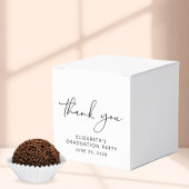 Chique Script Graduation Party Dank je Bedankdoosjes