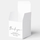 Chique Script Graduation Party Dank je Bedankdoosjes (Geopend)