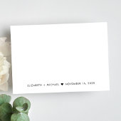 Chique Script Menu Keuze Bruiloft RSVP