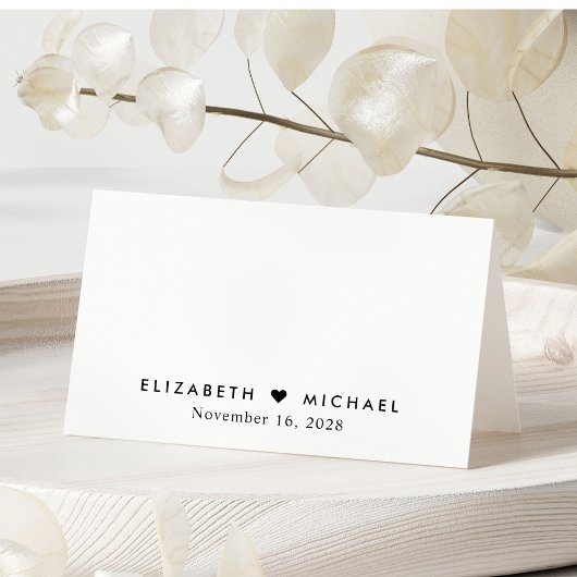 Chique Script Trouwtafel nummer Plaatskaartje