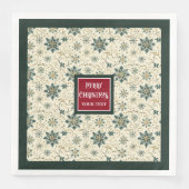 Chique servetten met antiek stijl (Voorkant)