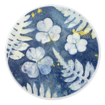 Chique Shamrock En Varens Cyanotype Decoratief