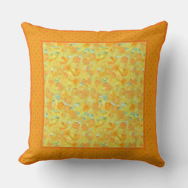 Chique Sierkussen of Kussen, Daffodils en Polka's
