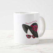 Chique Silhouet Grote Koffiekop (Voorkant rechts)