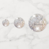 Chique Silver Stars Party Confetti (Voorkanten)