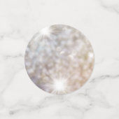 Chique Silver Stars Party Confetti (Kleine voorkant)