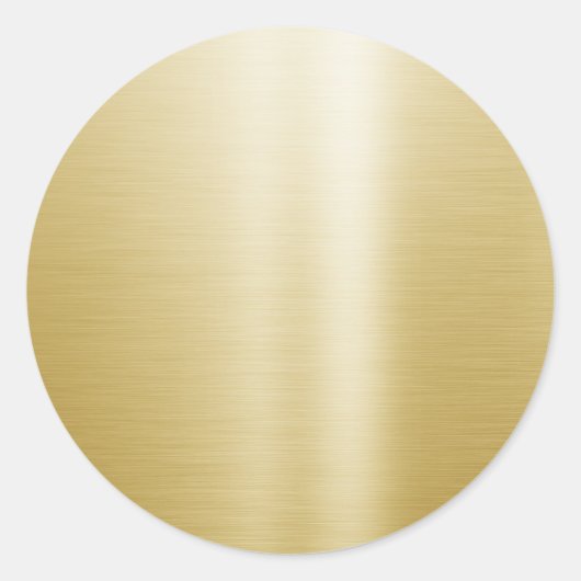Chique sjabloon blanco uw aangepaste tekst glamour ronde sticker (Voorkant)