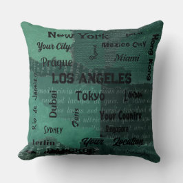 Chique smaragdgroene rustieke mega stad van de wer kussen