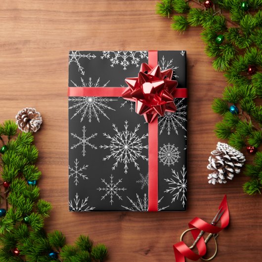 Chique sneeuwstorm cadeaupapier (Feestdagen Geschenken)
