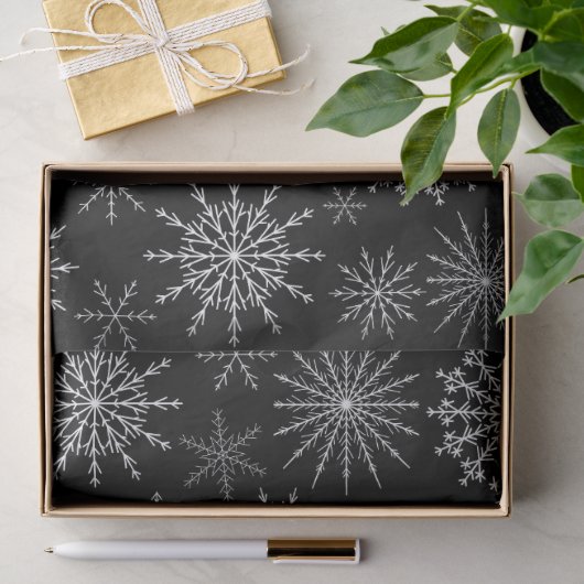 Chique sneeuwstorm tissuepapier (Geschenk)