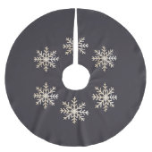 Chique Sneeuwvlok Kerstboom Rok (Voorkant)