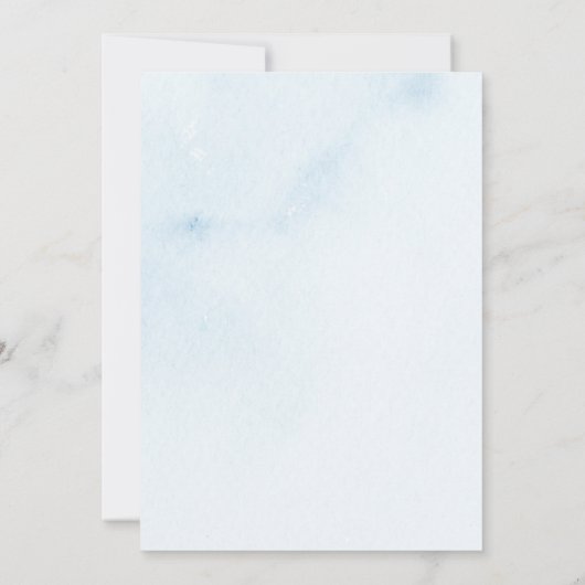 Chique sneeuwvlokken Sneeuw in Liefde Winter Vrijg Kaart (Achterkant)