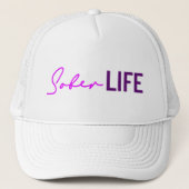 Chique soberheid trucker pet (Voorkant)