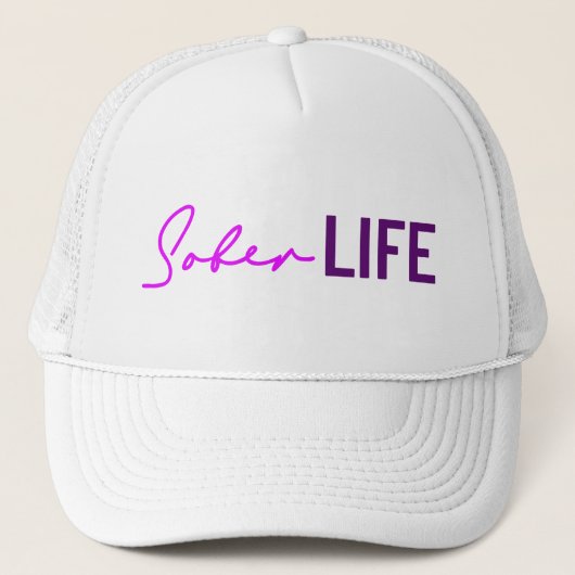 Chique soberheid trucker pet (Voorkant)