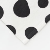 Chique Speelse Energie Dalmatiër Stippenpatroon Fleece Deken (Hoek)