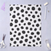 Chique speelse energie Dalmatiër stippenpatroon Tissuepapier (Craft)