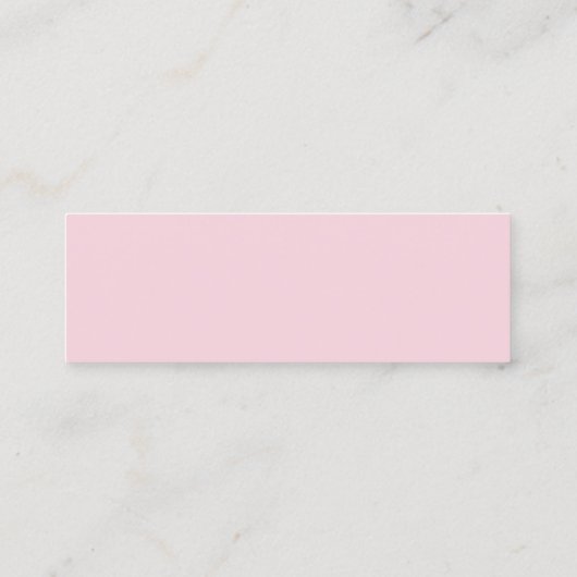 Chique Sphynx Kat Groomer Roze Glitter Dripping Mini Visitekaartje (Achterkant)