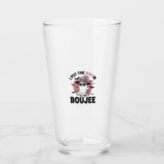 Chique spook Halloween vintage graveerontwerp_1 Glas