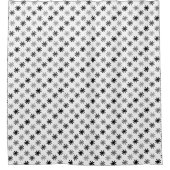 Chique sterretjes - Klassiek ontwerp - Witte achte Douchegordijn (Voorkant)