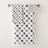 Chique sterretjes - Klassiek - Witte achtergrond Bad Handdoek (Insitu)