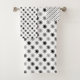 Chique sterretjes - Klassiek - Witte achtergrond Bad Handdoek