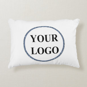 Chique stijlvolle blauw-witte Creëer van uw eigen Accent Kussen