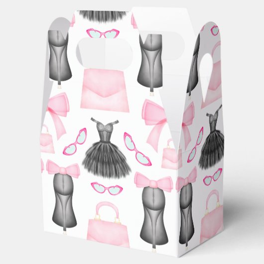 Chique stijlvolle meisjes hoge hakken Mode Bedankdoosjes (Geopend)