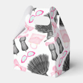 Chique stijlvolle meisjes hoge hakken Mode Bedankdoosjes (Achterkant)