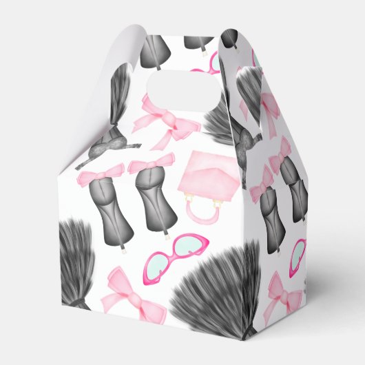 Chique stijlvolle meisjes hoge hakken Mode Bedankdoosjes (Voorkant Zijde)