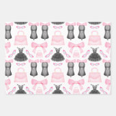 Chique stijlvolle meisjes hoge hakken Mode Inpakpapier Vel (Voorkant 2)