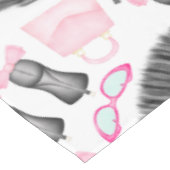 Chique stijlvolle meisjes hoge hakken Mode Tafelkleed (Gekanteld)