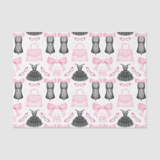 Chique stijlvolle meisjes hoge hakken Mode Tissuepapier (Voorkant)