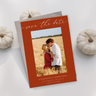 Chique Stijlvolle Mod Photo Save the Date 3 - Roes Kaart