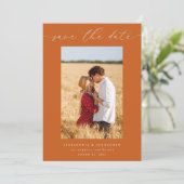 Chique Stijlvolle Mod Photo Save the Date 3 - Sina Kaart (Staand voorkant)