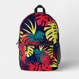 Chique stijlvolle moderne terracotta botanische bl bedrukte rugzak