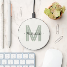 Chique stijlvolle monogram scriptnaam