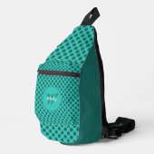 Chique Stippen Thema Slimme Dynamische QR Code Sling Bag (Rechterhoek)