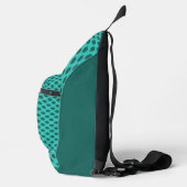 Chique Stippen Thema Slimme Dynamische QR Code Sling Bag (Rechts)