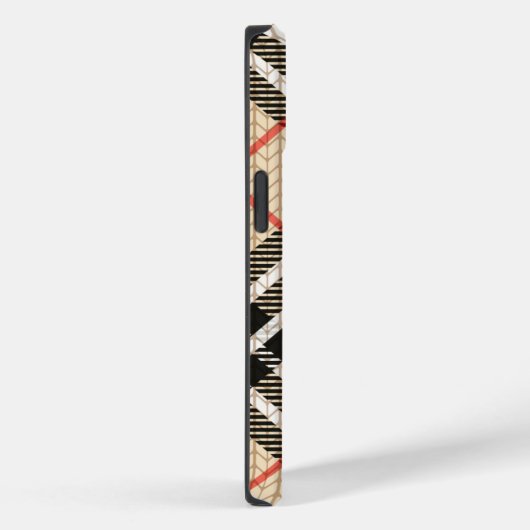 Chique stof geruit Case-Mate iPhone case (Achterkant / Rechts)