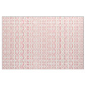 Chique Stof met Rode Klaprozen Omlijnd op Witte Ac (Yard (91,4 cm))