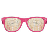 Chique strand bruiloft 2 hart zand bruiloft gunste kinder zonnebril (Voorkant)