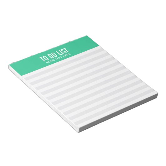 Chique strepen (blauw) notitieblok (Schuin)