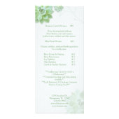 Chique Succulenten Massage Spa prijslijst Menu 2 (Achterkant)